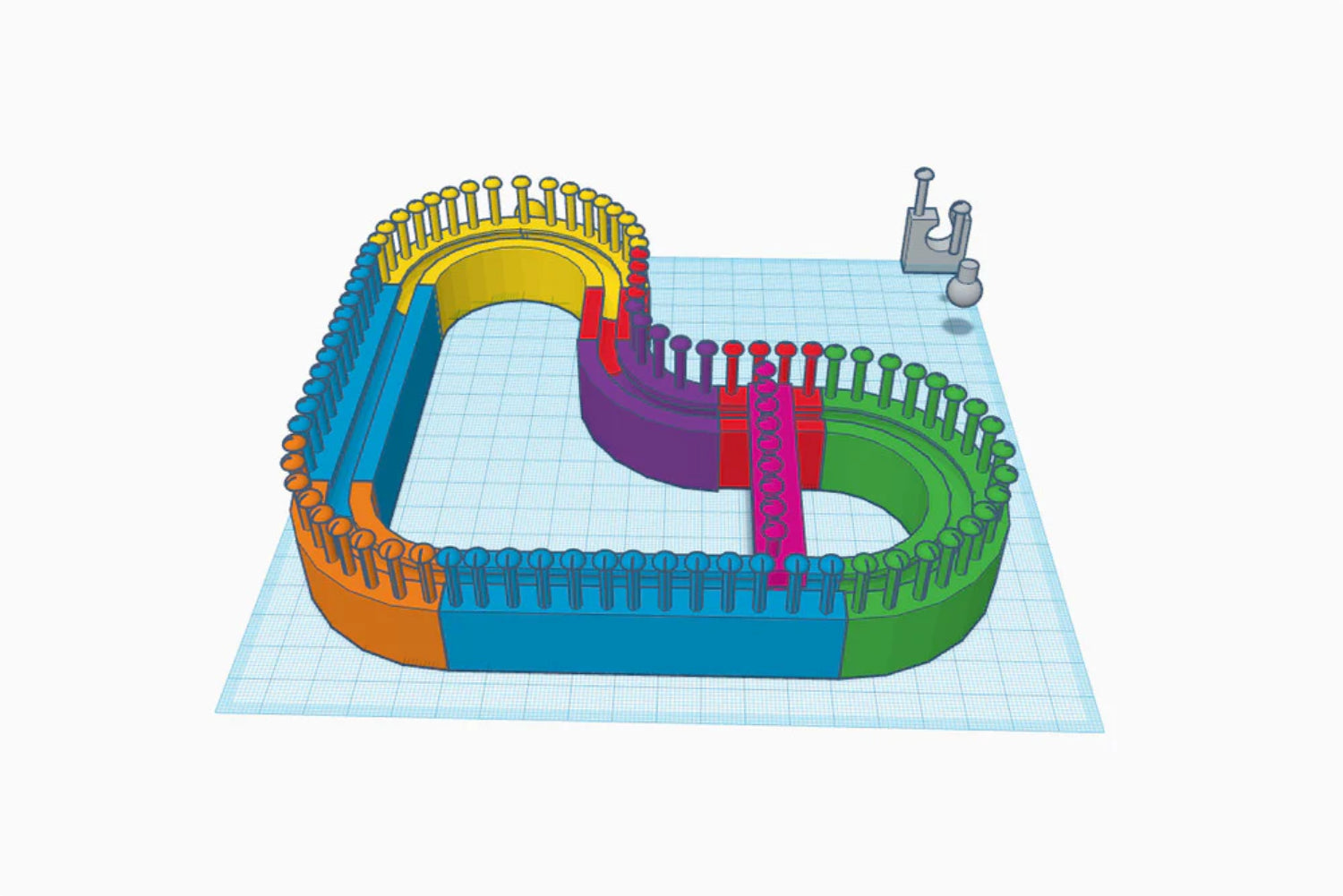 在Tinkercad中创建的3D渲染